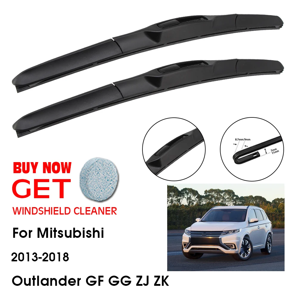 

Car Wiper For Mitsubishi Outlander GF GG ZJ ZK 26"+18" 2013-2018 Front Window Washer Windscreen Windshield Blades Accessories