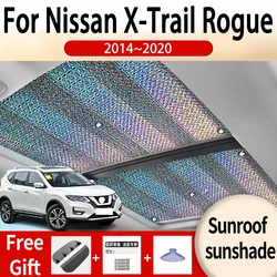 For Nissan X-Trail Rogue T32 2014~2020 2019 Car Sunroof Sunshade Panoramic Windshield Sunshade Anti-ultraviolet Auto Accessories