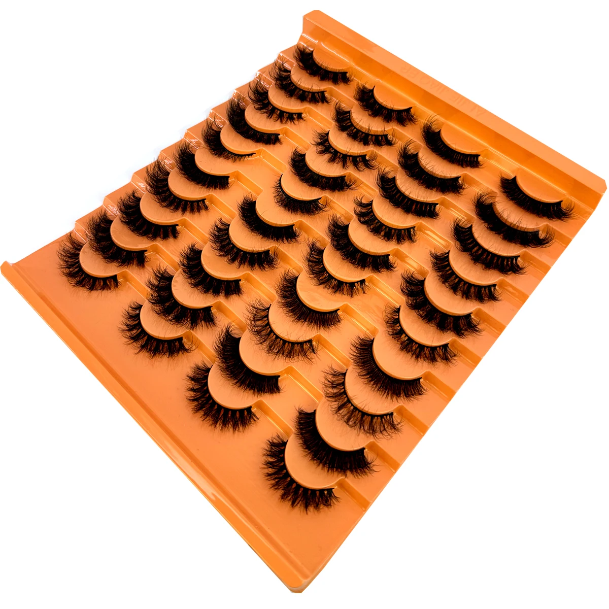 wholesale mink eyelashes 3D Natural False 20 pairs Lashes Fluffy Wispy Natural Cross Cat eyeLashes Eyelash Extension Makeup