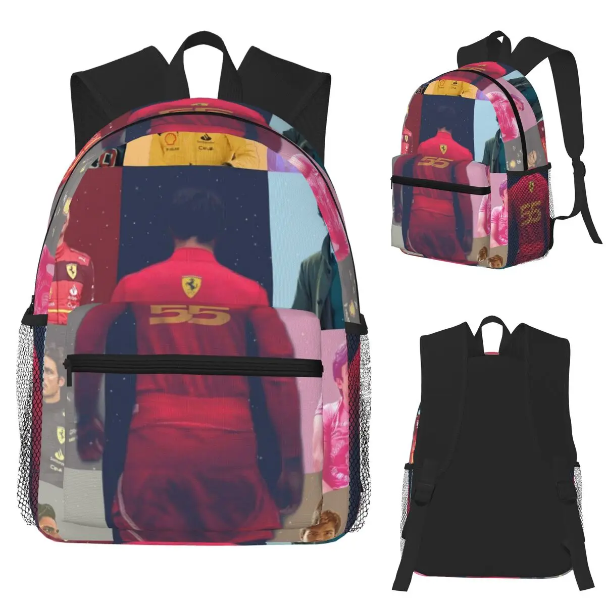

Carlos Sainz Eras Tour 2024, студенческий рюкзак, школьная сумка, походный дорожный рюкзак для мальчиков и девочек, сумка для книг, сумки на плечо