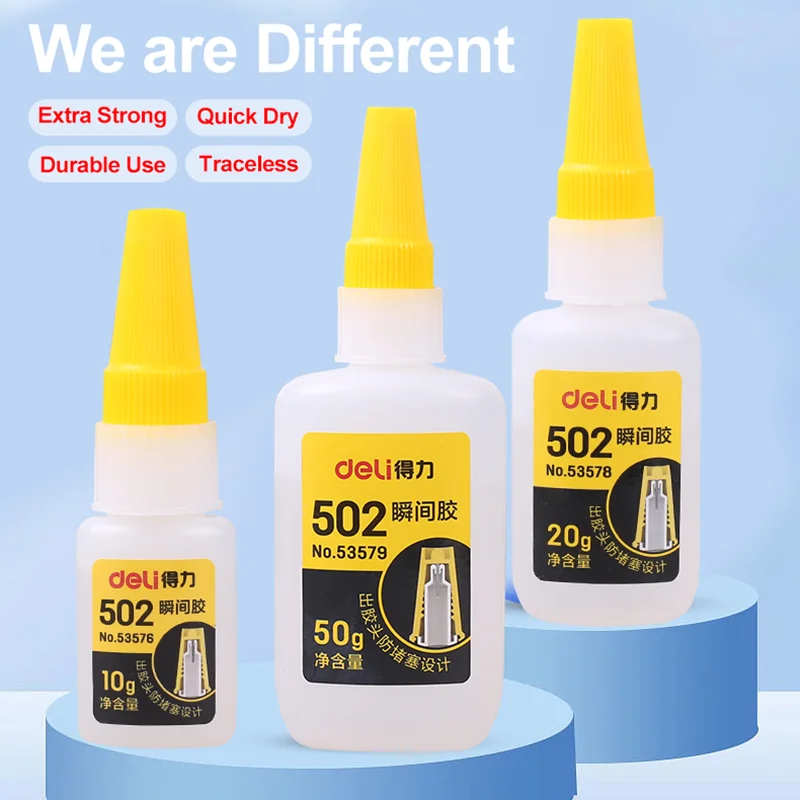 Profissional super cola extra forte 502 rápido adesivo instantâneo cianoacrilato ferragem metal carros madeira artesanato hobby segundos bond