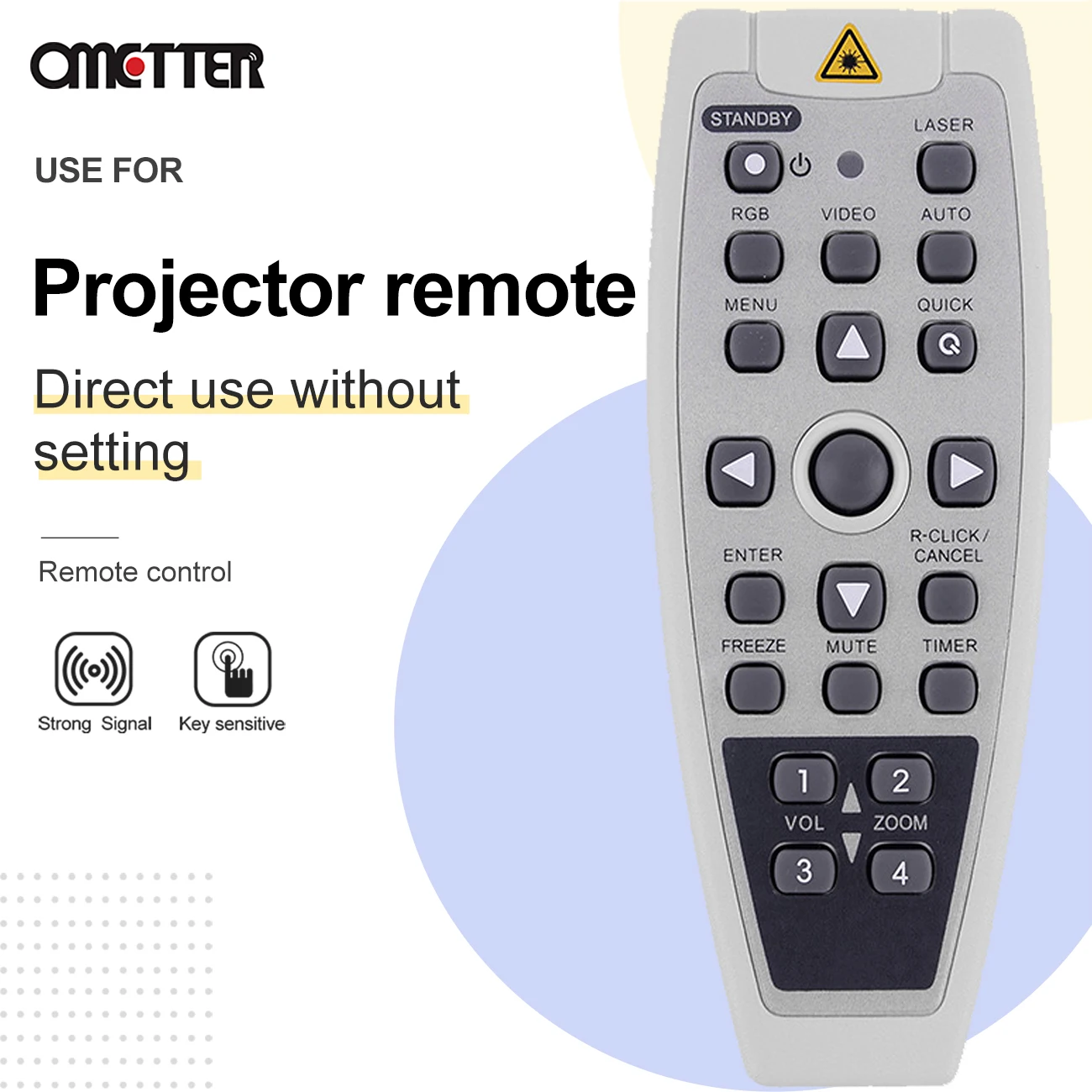 Adatto per telecomando proiettore PLUS U5-762H U5-862 U5-XD762H U5-522H U5-532H U5-562H Laser