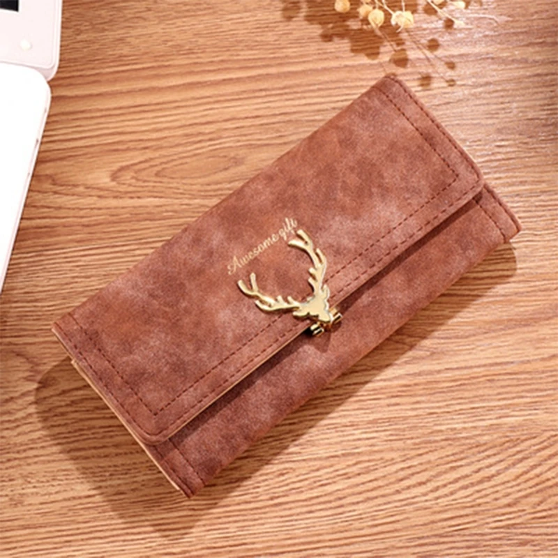 Credit Card Holder Lady Purse Multi-slot Trifold Long Wallet for Women Wallet Clutch Change