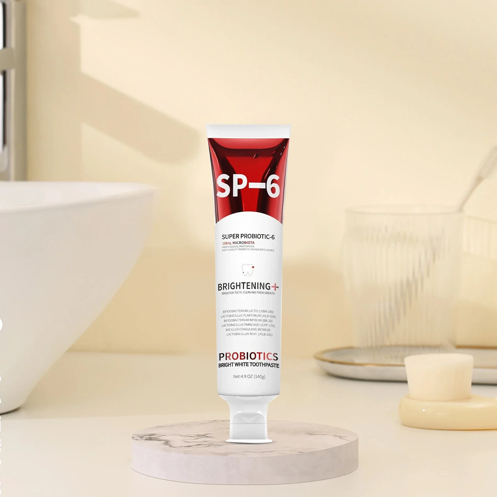 1/2PCSToothpaste SP-6 Whitening Tooth Probiotic Toothpaste Remove Stain Teeth Whitener Oral Hygiene Clean Fresh Breath Denta