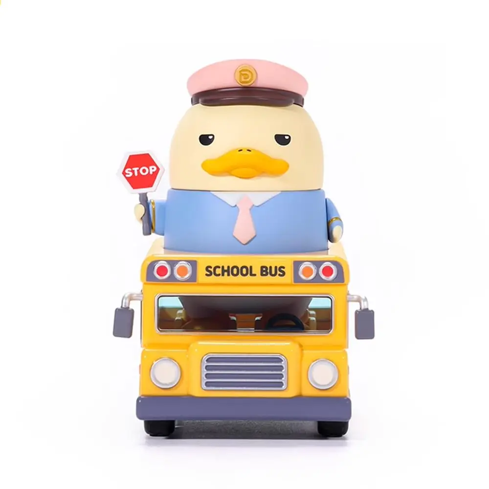 Original Duckoo School Bus Series Action Figure Cute Toys Surprise Collectible Model Girl Birthday Gift Christmas