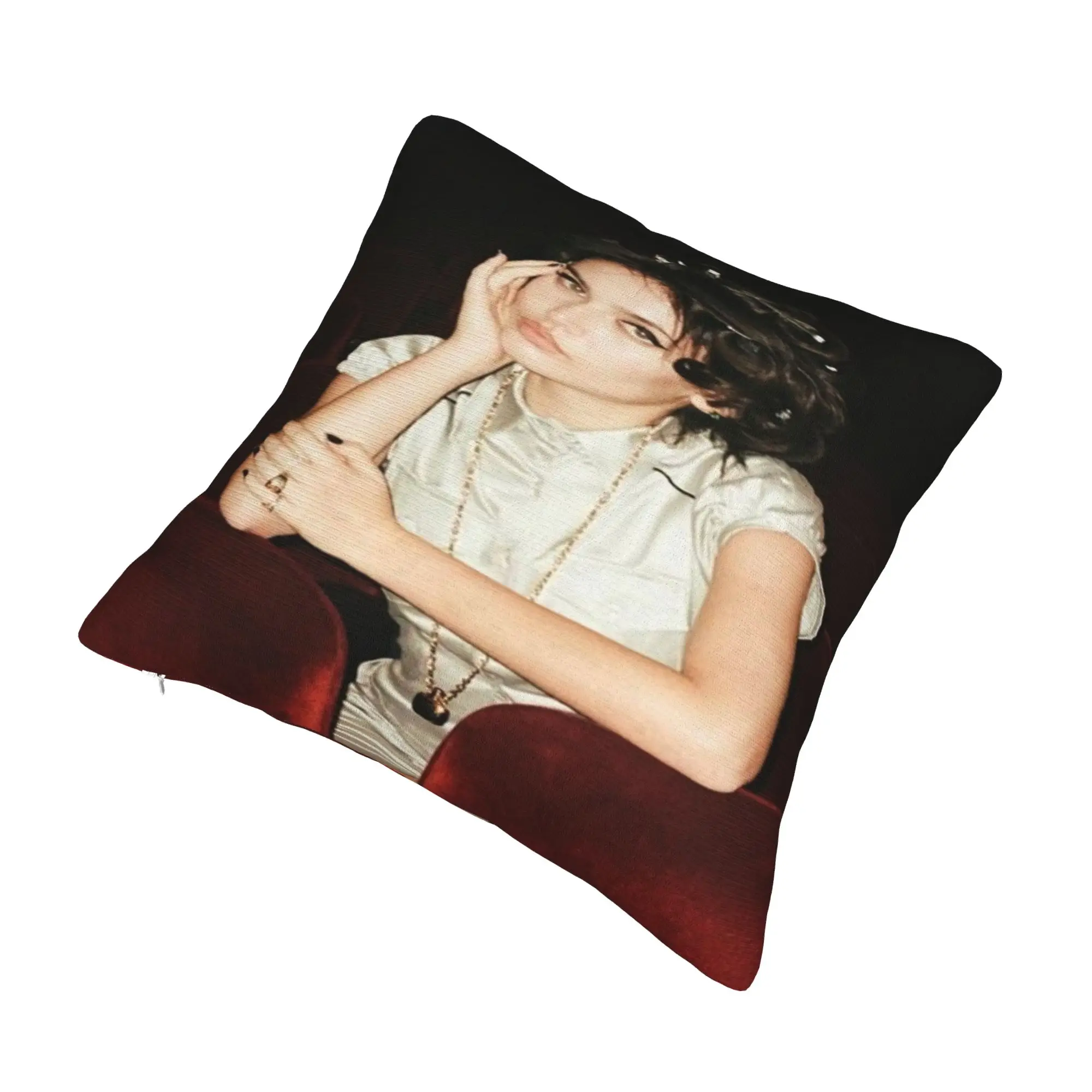 SIENNA SPIROS singer Pillowcase Merchandise Printed Cushion Cover  Pillow Covers Bed Decorations Square Multi Size