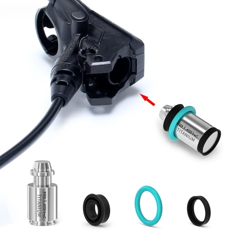 Titanium Alloy Brake Lever Piston for Magura MT2 MT4 MT5 MT6 MT7 MT8 HC3 Bicycle Disc Brake with Rubber Seal Rings Repair Parts