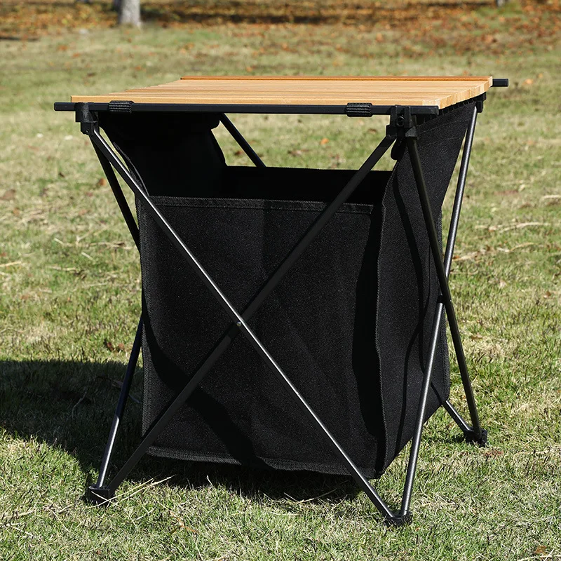 custom.Modern Design Beige Black Roll-up Light Weight Aluminum Alloy Folding Chair with Storage Space