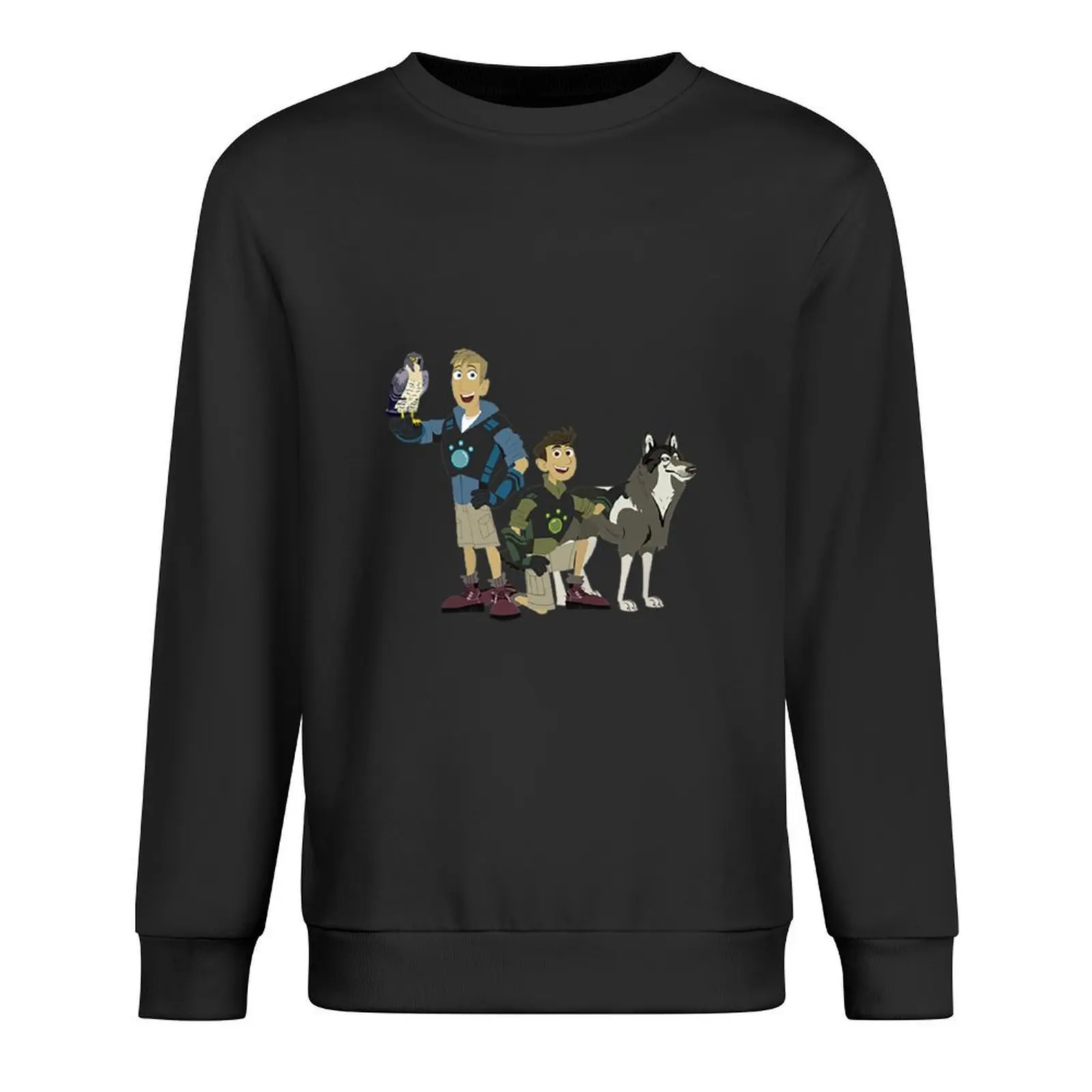 

Wild Kratts (1) Pullover anime clothing men's sweat-shirt tracksuits korean style clothes sports sweatshirt man