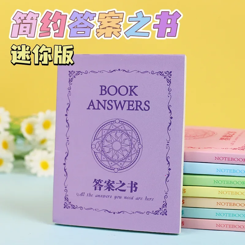 24Pcs Wholesale Simple Answer Book Notebook, Mini Portable Student Handbook Diary Book