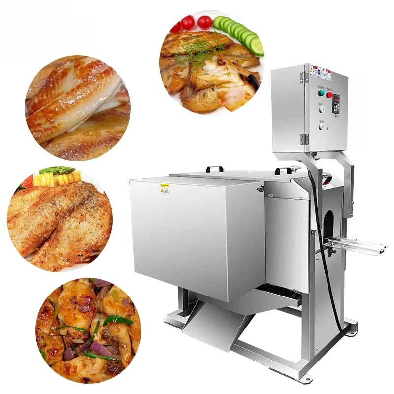 Automatic Flat Fish Processing Slicer Cleaner Bone Remover Killer Customizable Custom