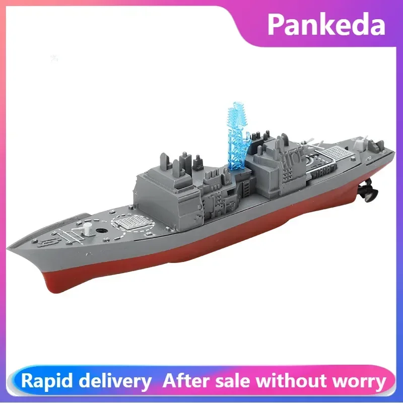 

NEW RC Boat 2.4G Simulation Warship Model Speed Boat Toy Remote Control Warship Toys Waterproof Toy Summer Water Boy Kid Gifts