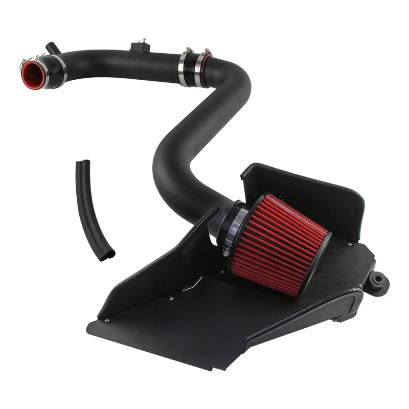 

High Flow Cold Air Intake Kit For VW MK5 MK6 MK3 MK2 B6 Passat Audi A3/S3 06-08/13 EA113 Black