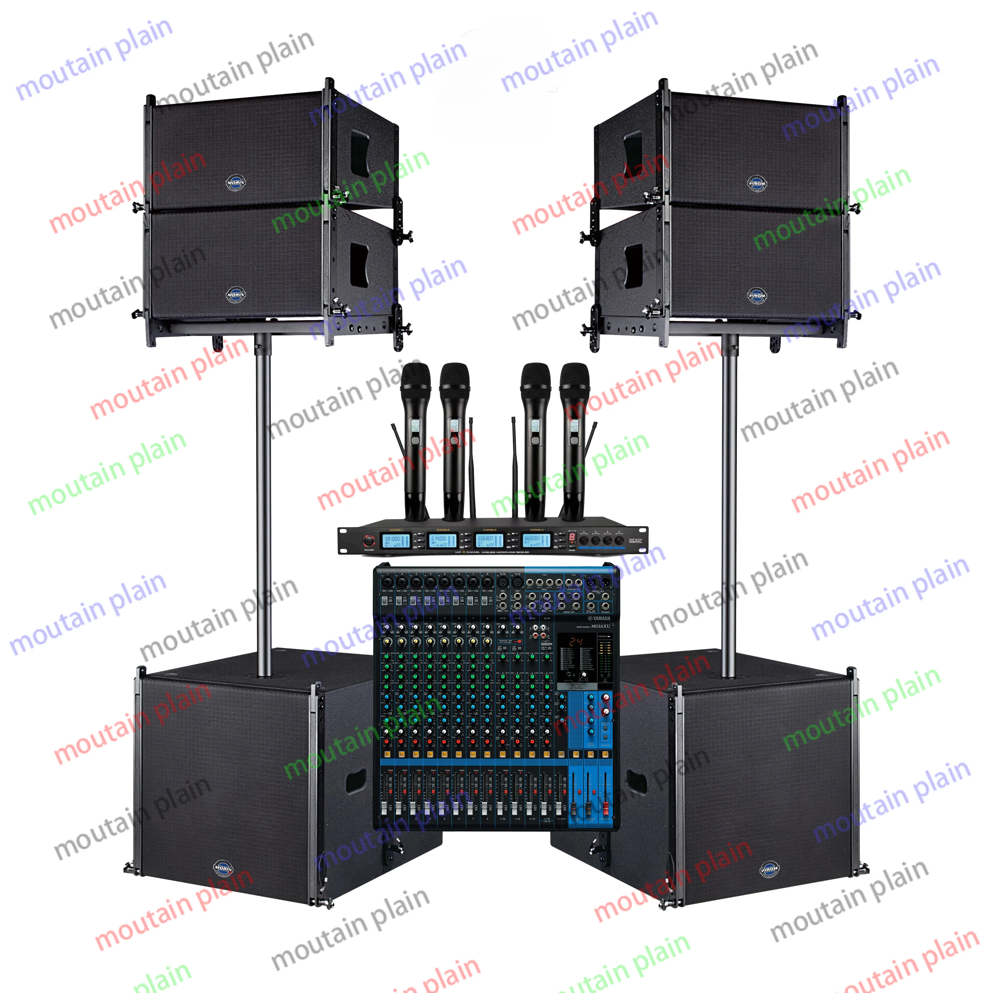 March Expo China Professional Audio Mini Linear Sound System Speakers Active Line Array