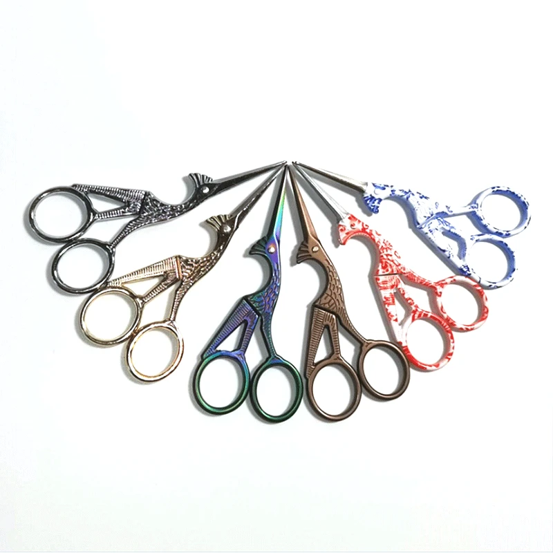 1PC Classic Chameleon Crane Bird Scissors Durable Stainless Steel Manicure Cutter Remover Nail Cuticle Styling Tool