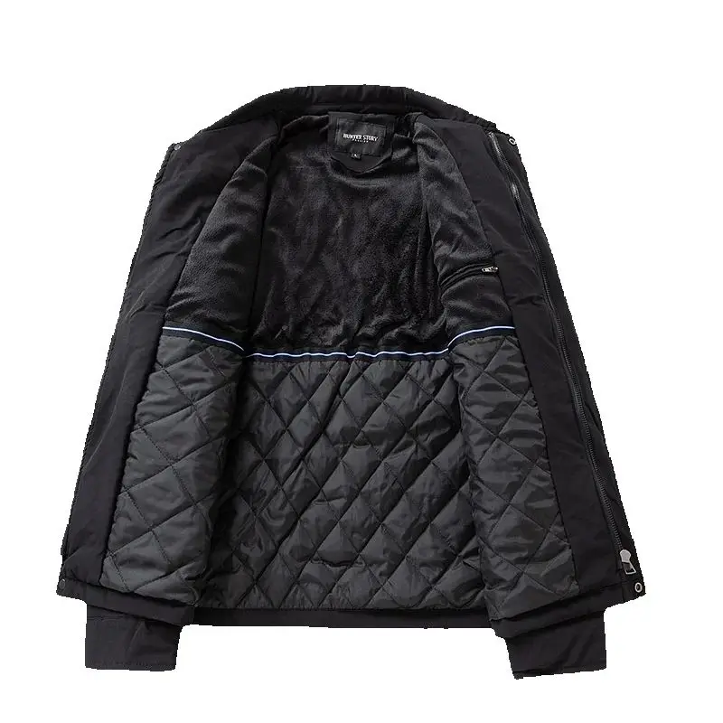 Men's Warm Business Executive Lapel Jacket 2025 New Style Autumn Winter Outerwear Coat for Men