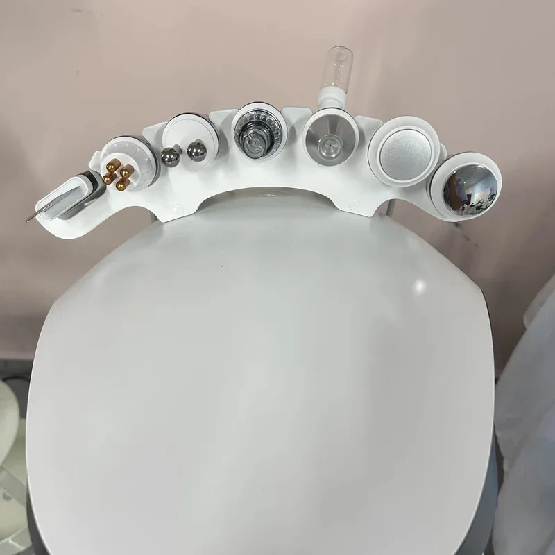 7-in-1 Hydra Dermabrasion Machine Ice Blue Smart Jet Oxygen Microdermabrasion Small Bubble Aqua Peeling Skin Care Beauty Device