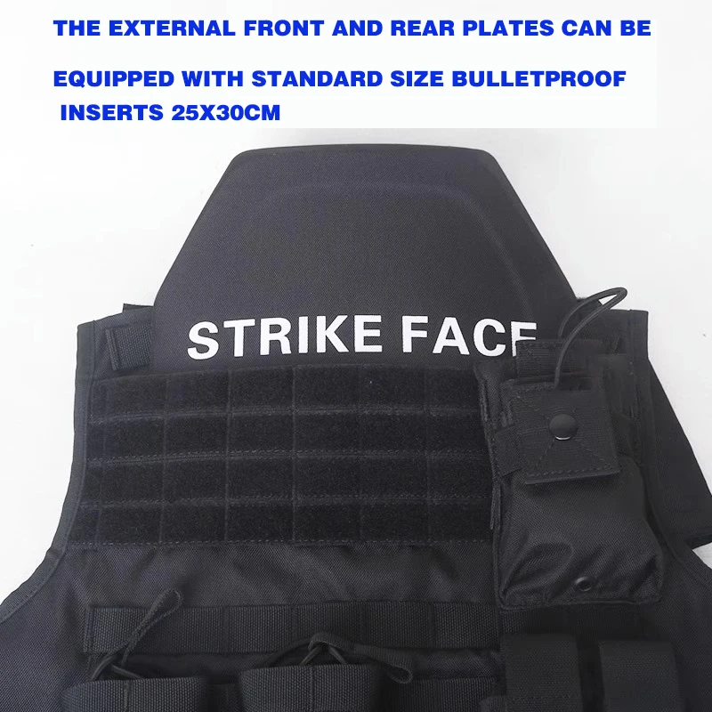 Plaque Molle Militaire de Protection 900D, Légère, pour html, Airsoft, Paintball, CS, Extérieur