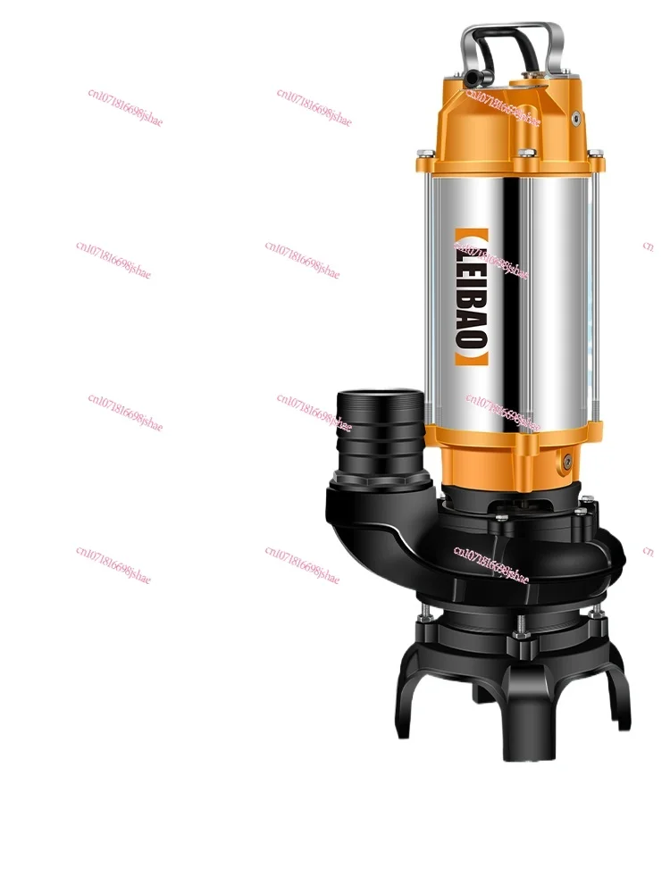 

Cutting Pump 220V380V Sewage Suction Slurry Sewage Small Household Submersible Septic Tank