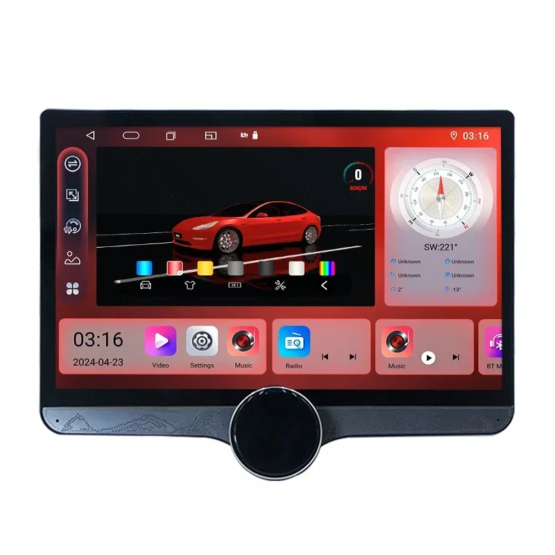 11.8 inch car radio android 2k android car navigation radio auto electronics touch screen radio 4+64G