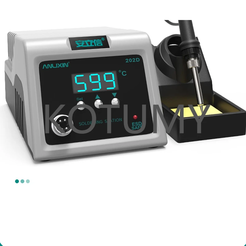 202A/202D High-Power Welding Table Digital Display Soldering Iron 80W Adjustable Temperature Maintenance Welding Gun