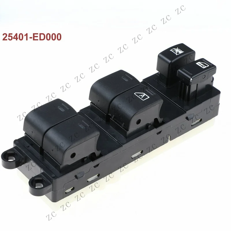 S+ Front Right Drive side Power Window Master Switch For Nissan Almera 25401-ED000