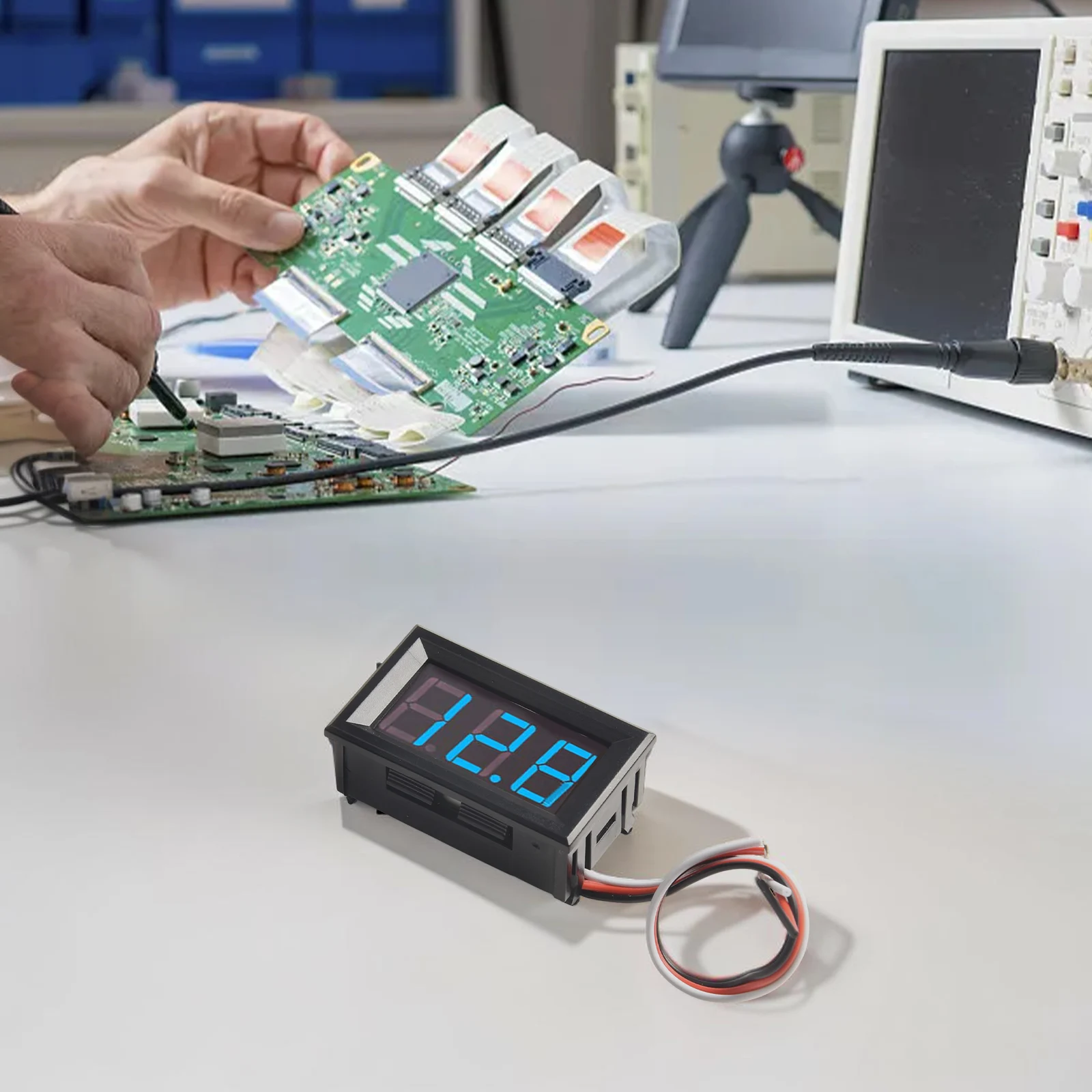 LED Digital Voltmeter 0 56 Inch Display with Reverse Connection Protection for Safe Usage in Various Applications