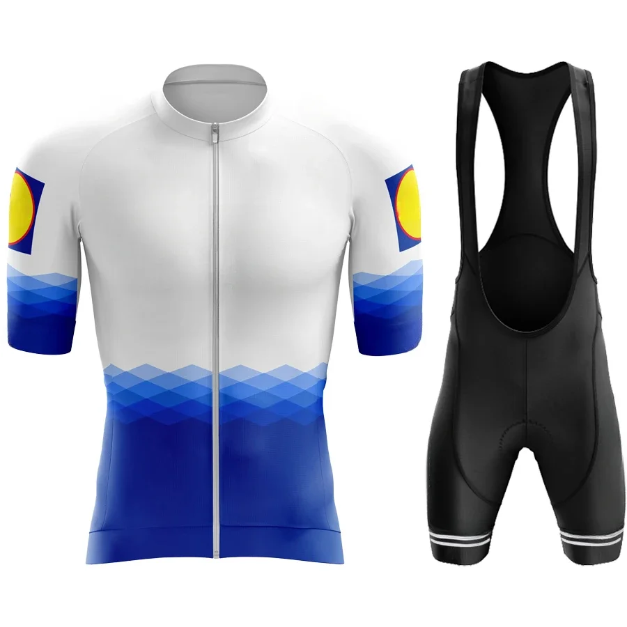 Sports Kit  Cycle Jersey Spring Summer Men\'s Cycling Blouse Clothes Man 2023 Clothing Bib Bycicle Costume Bike Shorts Set