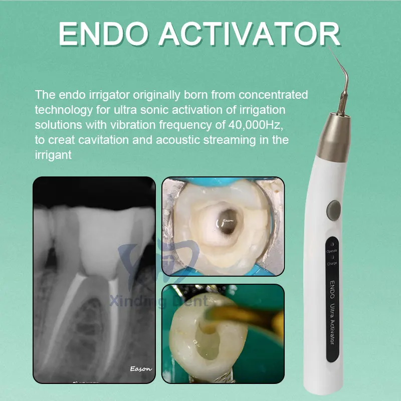 Dental Cordless LED Ultrasonic Activator Wireless Endo Ultra Activator For Endodontic Root Canal Irrigation Dentistry Tools