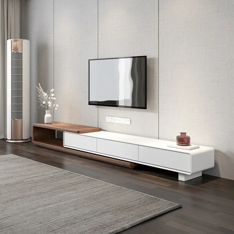 Organizer Extended Tv Stand Universal Drawers Floor Nordic Modern