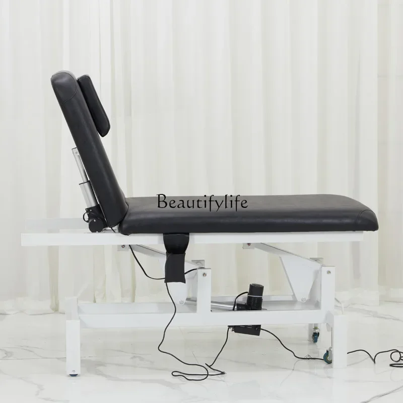 Mute Electric Beauty Bed Body Massage Folding Automatic Elevated Bed