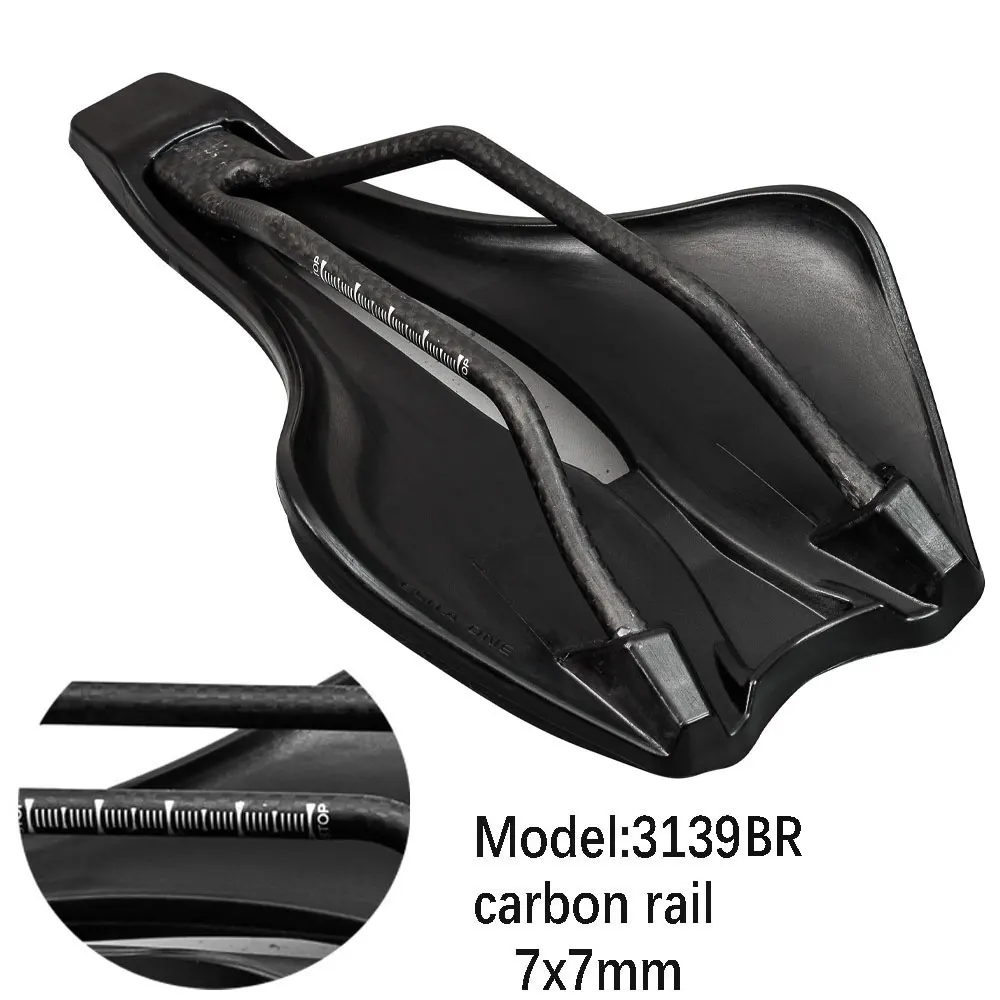 elitaone Road/mtb Bike Saddle Carbon Rail 130g 245x139mm