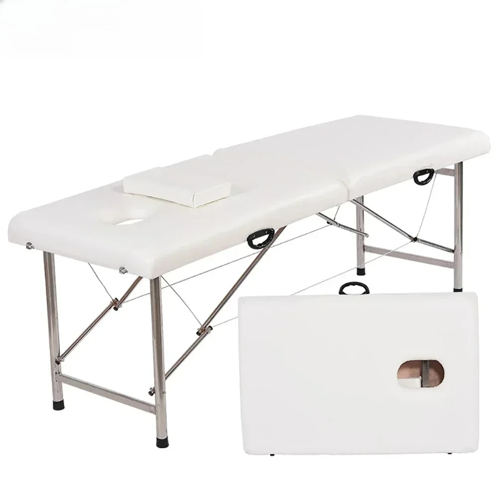 

Portable Spa Massage Table Professional Folding Beauty Bed Lightweight Foldable Salon Furniture Aluminum Alloy massage table