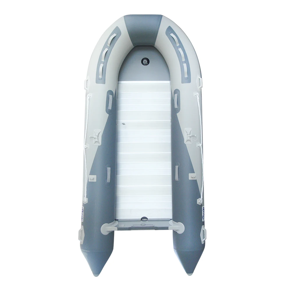 Herofuns Inflatable Boat 320cmx151cm 3 Layer Inflatable Fishing Boats Laminated Wear-Resistant Kayak Rowing Canoe