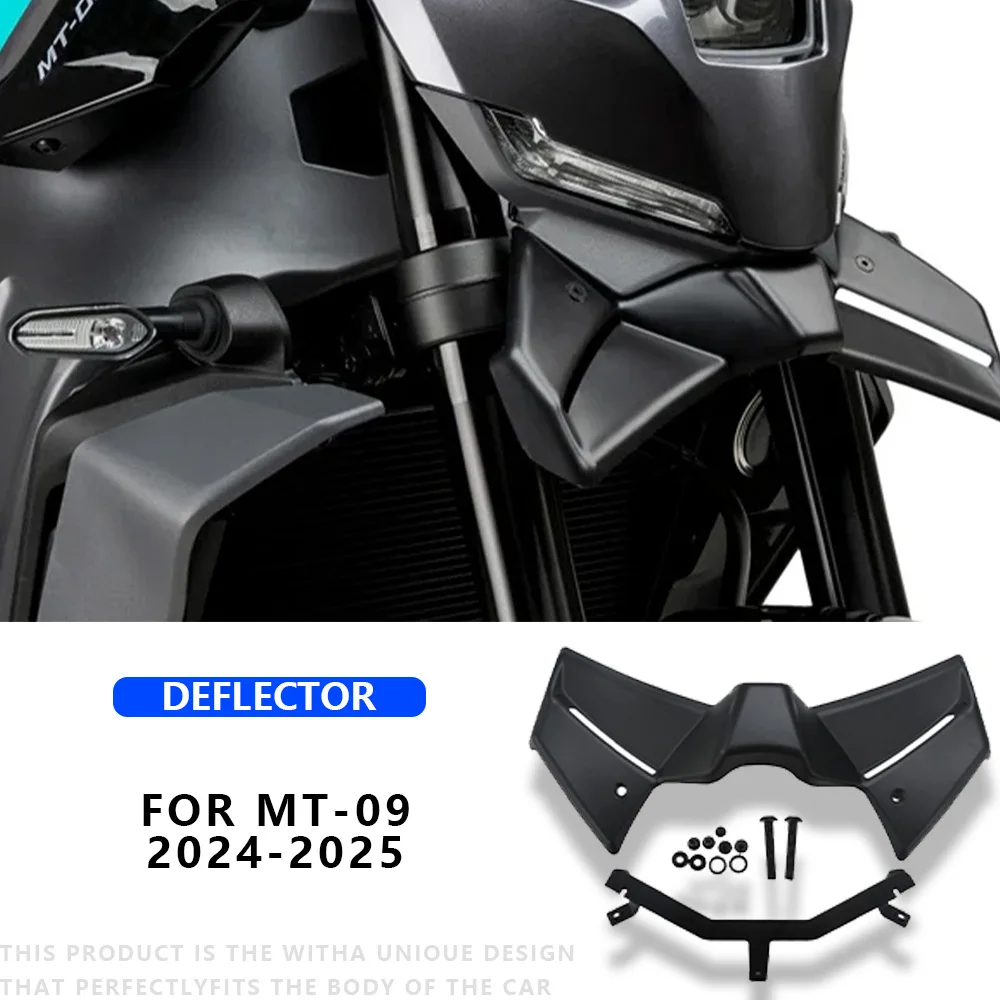 

MTKRACING Deflector For YAMAHA MT-09 2024-2025 Motorcycle Sport Downforce Naked Forntal Spoilers Aerodynamic Wing Deflector