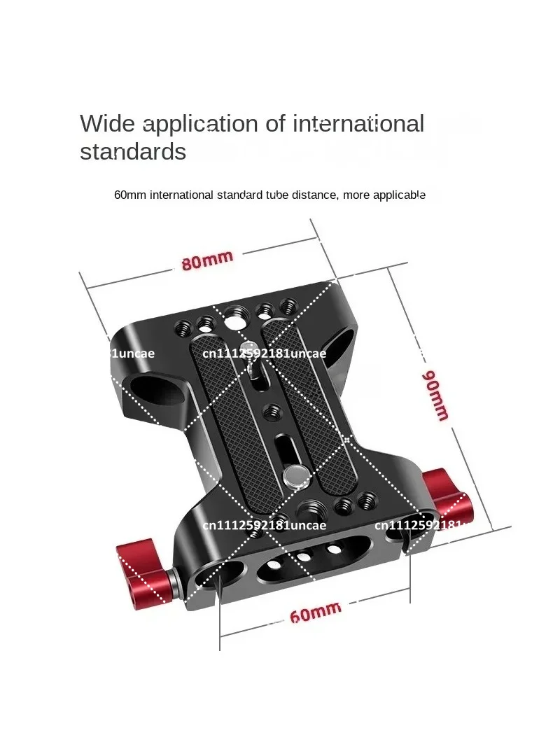 15mm Dual Hole Pole Clamp Pan Tilt Universal Camera Quick Installation Board Slider Focusing Rabbit Cage Kit