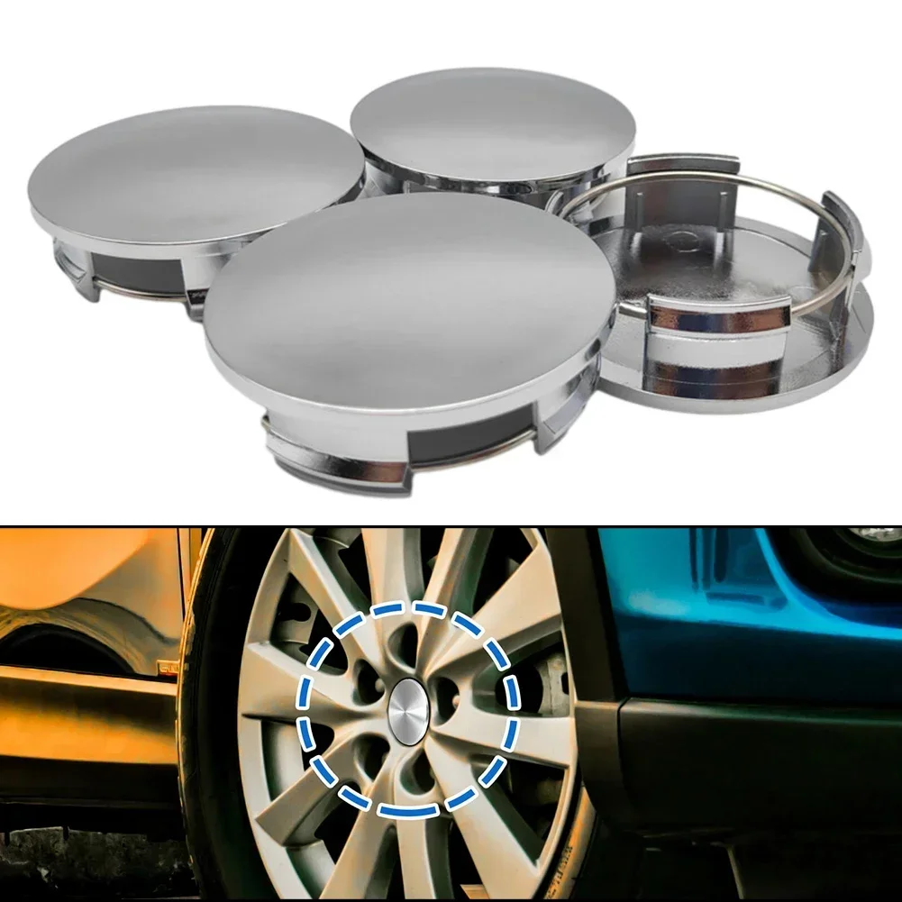 High Quality Wheel Hubs Cap Center Hub Cap Wheel Rim Hub Cover 4pcs 57MM ABS Plastic Auto Parts Car Decoration