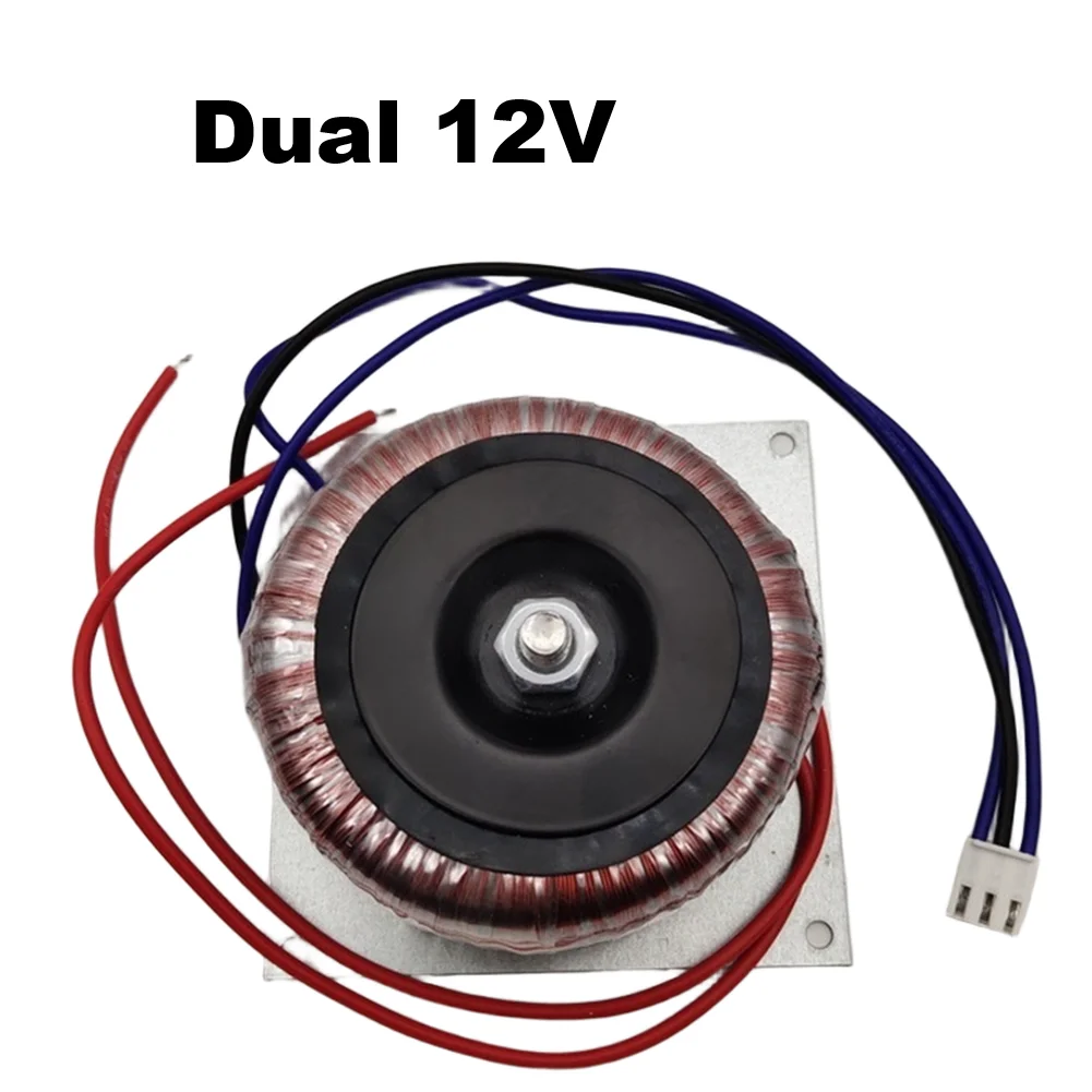Toroidal Power Supply Transformer A150W Dual 24V 18V 20V Output for Home Theater Amplifiers and DIY Audio Builds