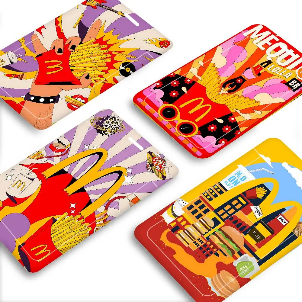 

Famous Cool Brand M-MCDONALD-S Pocket Credit ID Card Badge Tag Holder Pass Case W/ Neck Strap Lanyard