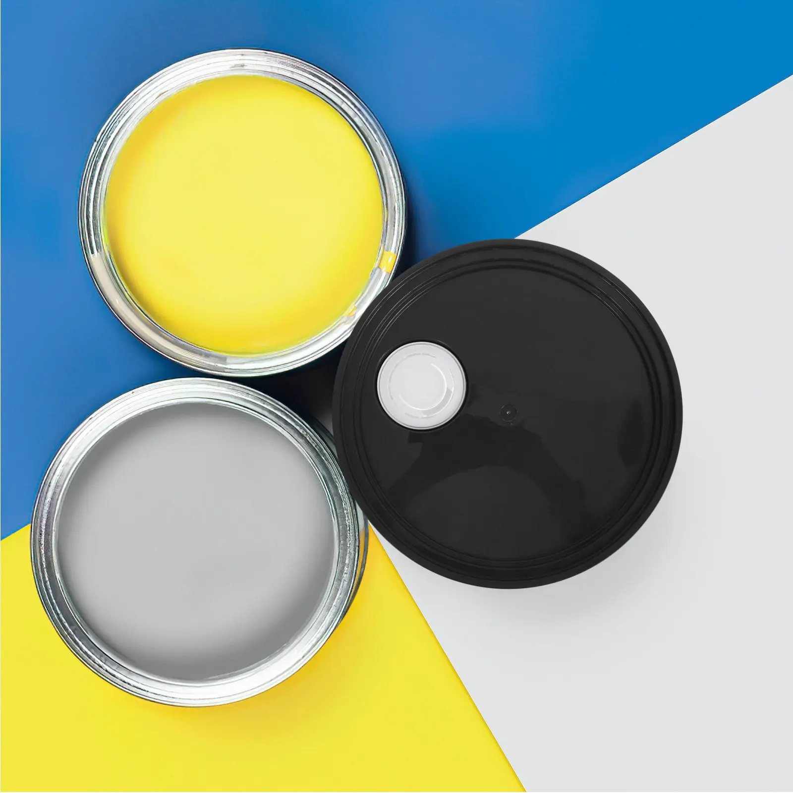 2Pcs Paint Bucket Lid Replacement Wear-Resistant Airtight Plastic Pail Covers for Oil Ink Paint Barrel Sealing Lids Professional