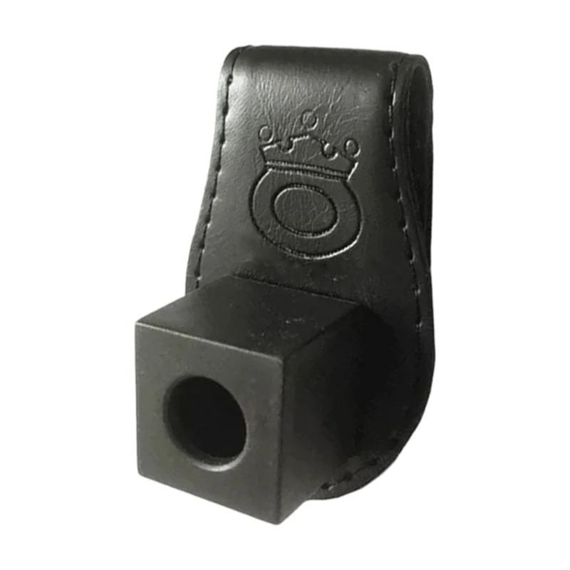 Q39E Multiple Surfaces Adhesive Billiard Chalks Case Durability Leather Construction