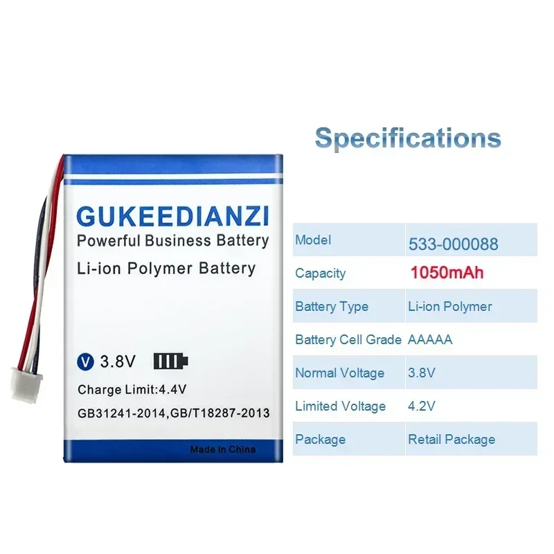 Replacement High Capacity Mobile Phone Battery 1050mAh For Logitech M-RO052 Anywhere 2 Anywhere2 MX Master Mouse Touchpad T650