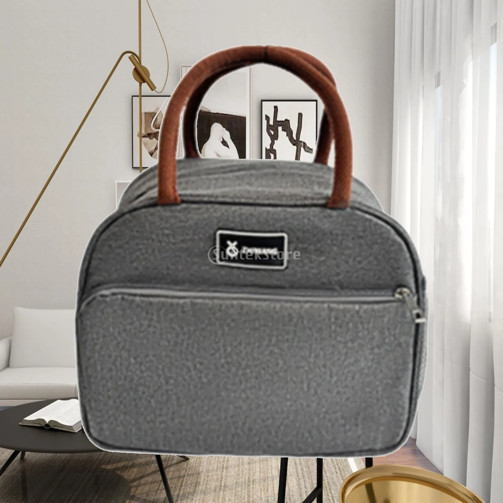 Insulated Lunch Bag Compact Tote for Commuters, Office, School