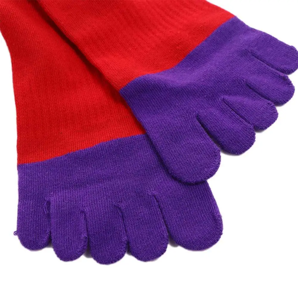 ถุงเท้ากีฬาแบบมีนิ้วเท้า ระบายอากาศ ป้องกันเหงื่อ ป้องกันแบคทีเรีย ผลิตจากเส้นใย ถุงเท้าแบบมีนิ้วเท้า ถุงเท้าสำหรับใส่กับชุดลำลอง ถุงเท้าแบบห้านิ้ว