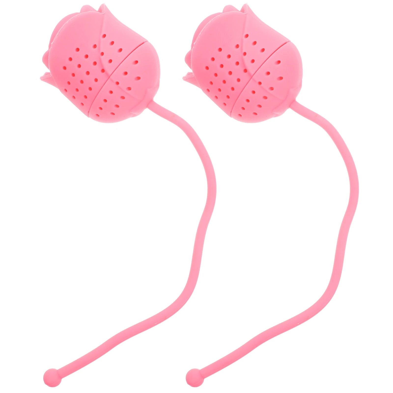 

2pcs Silicone Flower Strainer For Loose Leaf Herb Flower Tea Infuser Premium Filter Tea Strainer Accessories Gift