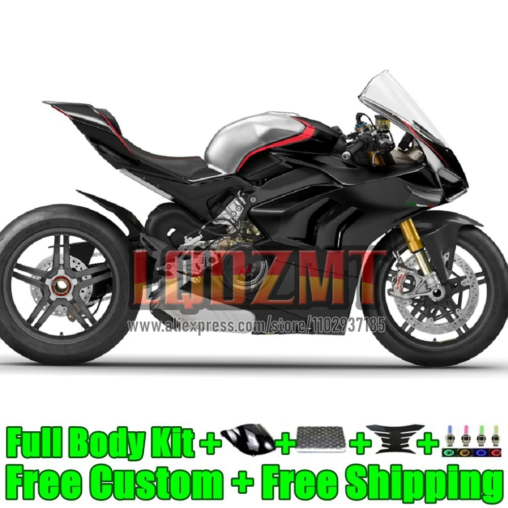 OEM Body 100% Fit For DUCATI glossy black Panigale V 4 V4 S R 32No.1 V4S V4R V4-S V4-R 23 24 V-4S 2023 2024 Injection Fairings