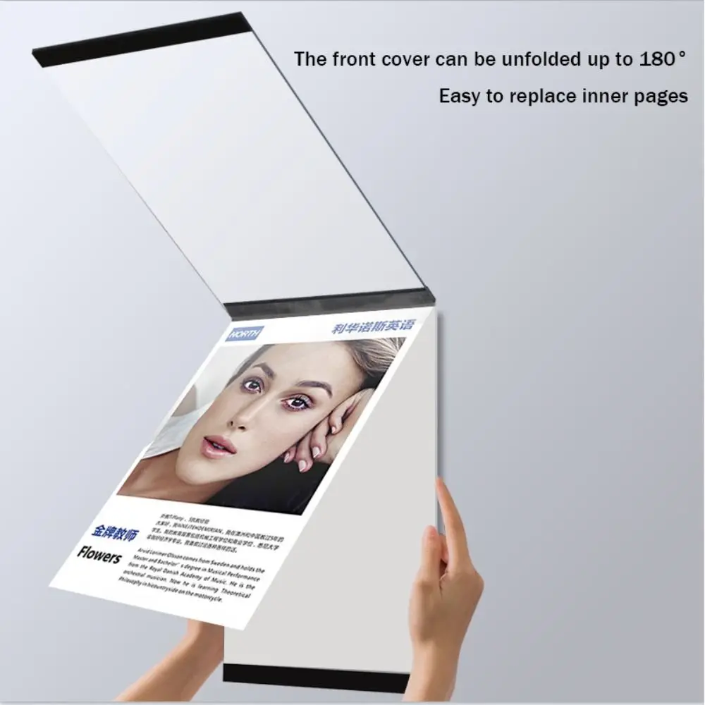Versatile Acrylic Display Frame A3/A4/A5 Wall Mounted Business License Frame Transparent Magnetic Photo Frame Photo Display