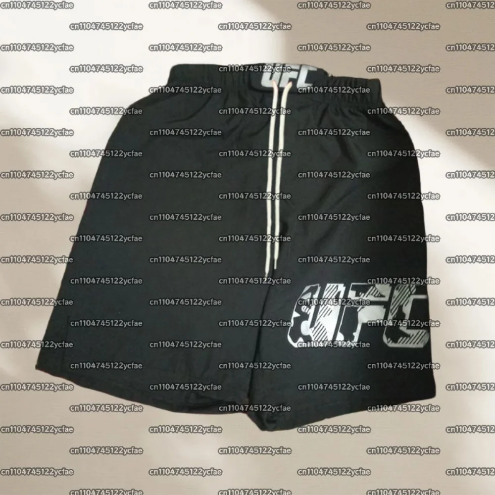 

UFC 2025 Summer Hot Men's 2025 Summer Boxing Shorts Breathable Tennis Training Pants Printed Quick Drying Outdoor Running Pants