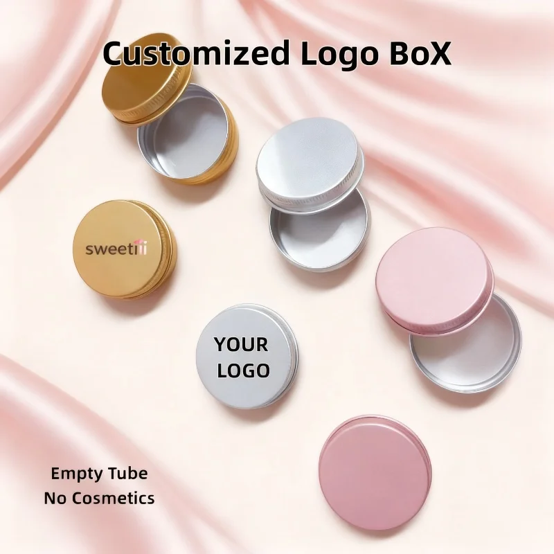 

【Logo Custom】50Pcs Customized 15g Gold/silver/rose Gold/aluminum Box Can Be Filled with Empty Cans Customized Factory Wholesale