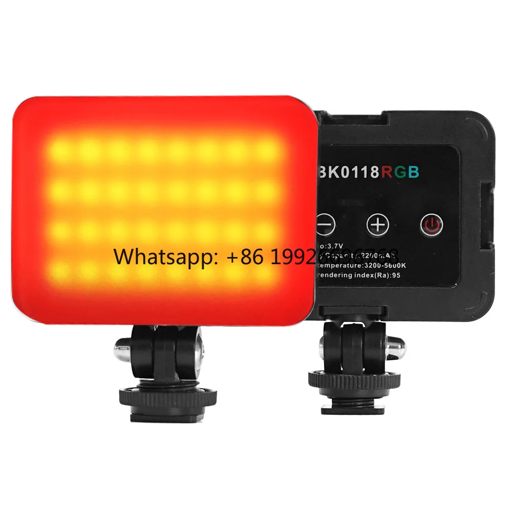 RGB  Selfie Fill Light on for Video Conference Light for Phone Laptop Zoom Meeting Live Streaming